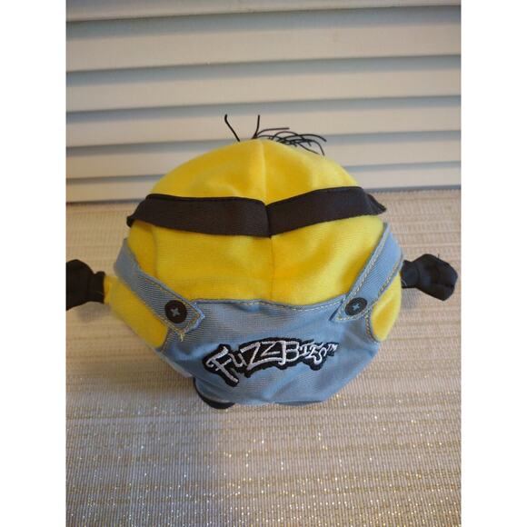 Illumination Minions Fuzzbies 5" round squeezable stuffed plush figure toy NWT - Picture 4 of 4